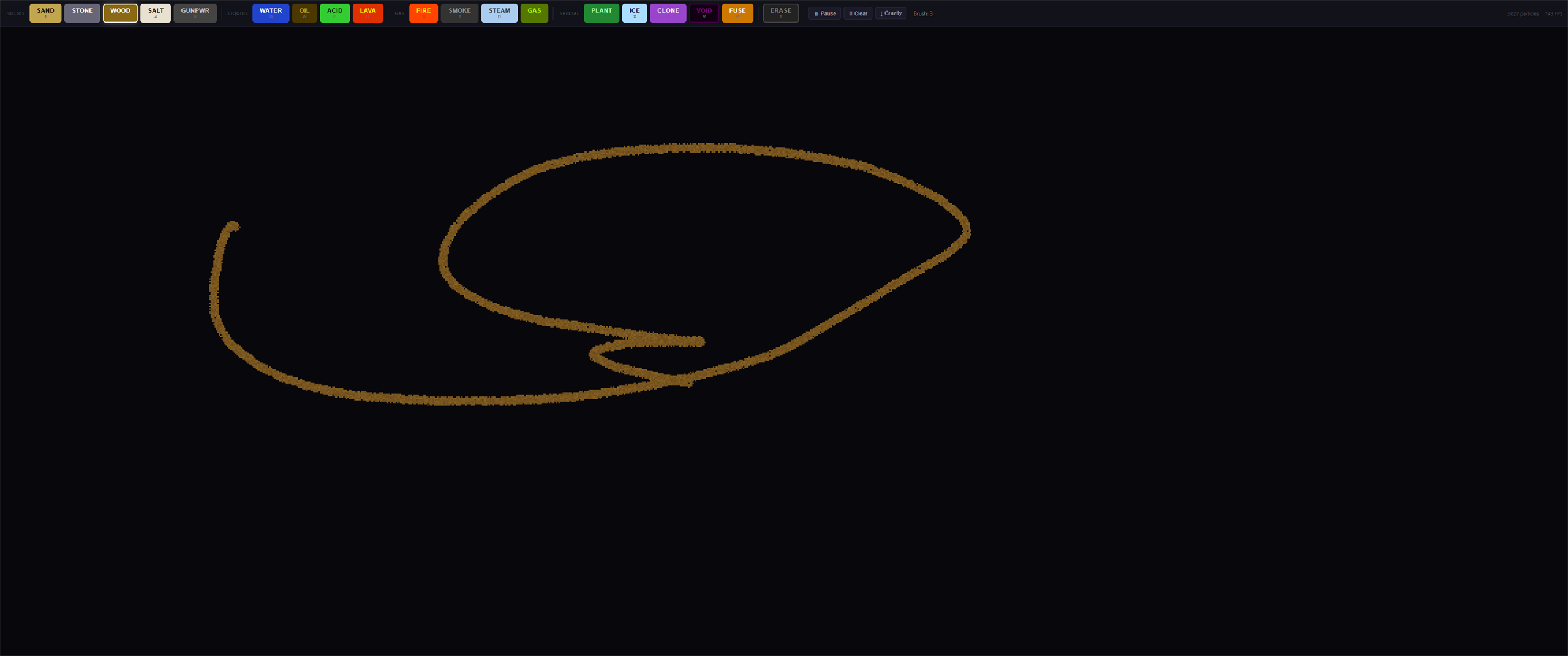vanilla output screenshot
