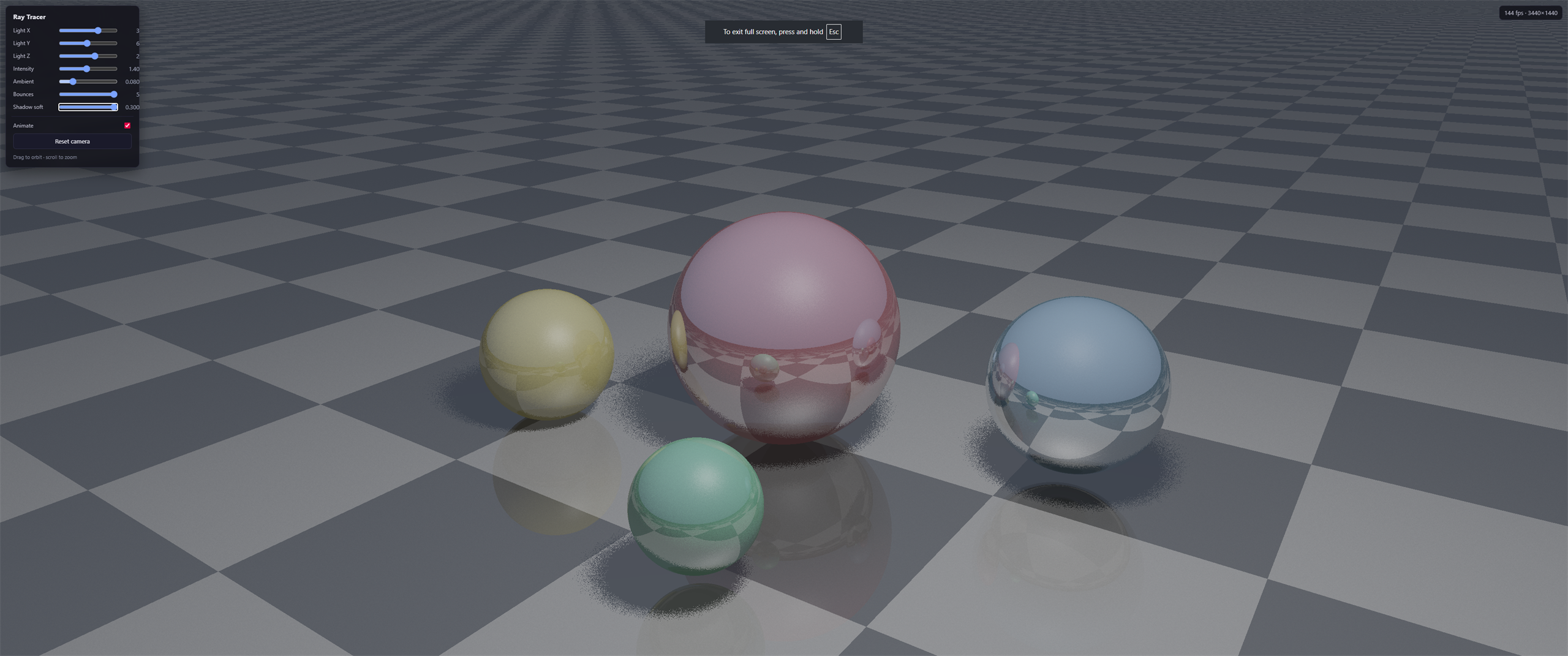 vanilla output screenshot
