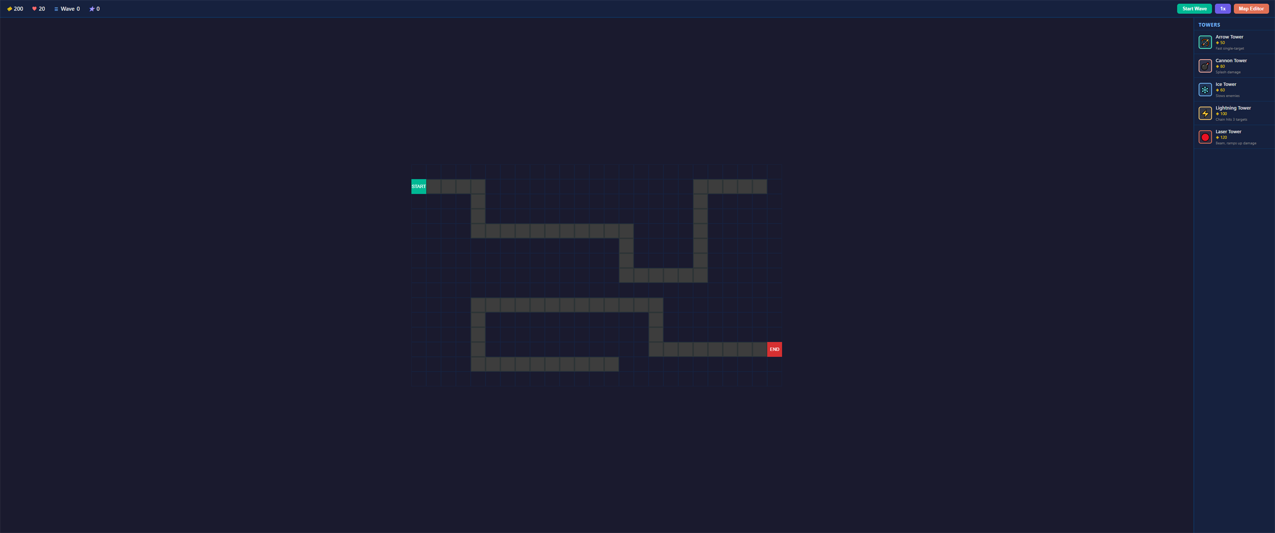 vanilla output screenshot